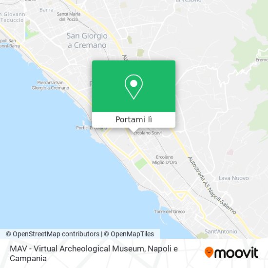 Mappa MAV - Virtual Archeological Museum
