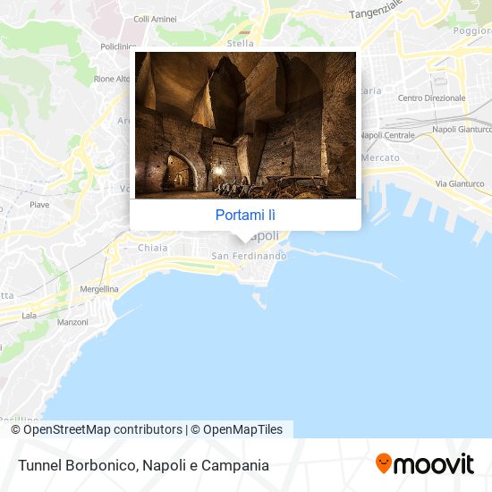 Mappa Tunnel Borbonico