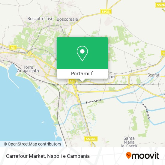 Mappa Carrefour Market