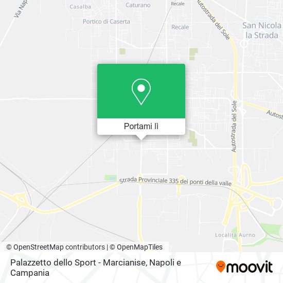 Mappa Palazzetto dello Sport -  Marcianise