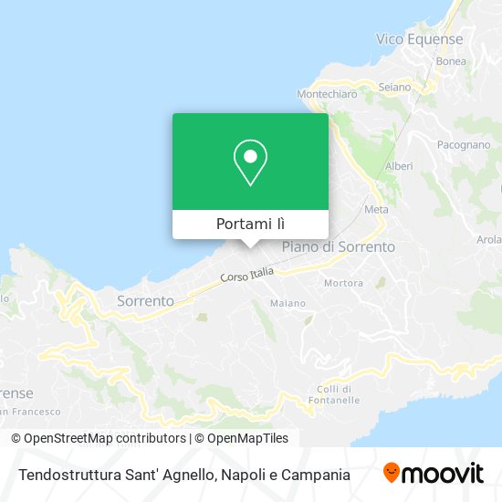 Mappa Tendostruttura Sant' Agnello
