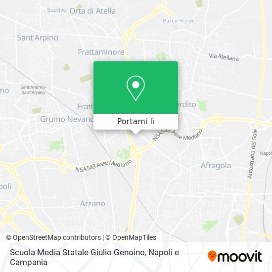 Mappa Scuola Media Statale  Giulio Genoino