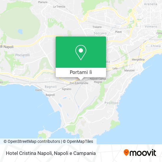 Mappa Hotel Cristina Napoli