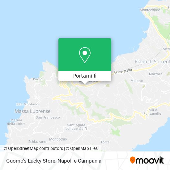 Mappa Guomo's Lucky Store