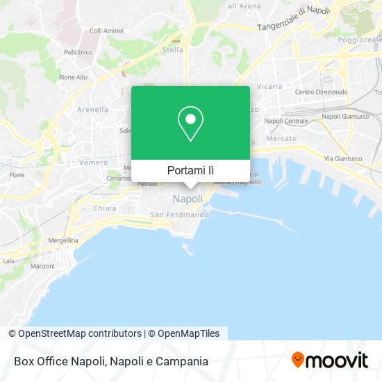 Mappa Box Office Napoli