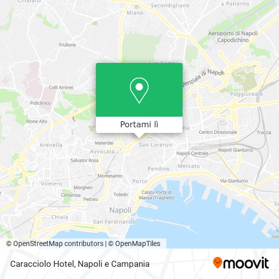 Mappa Caracciolo Hotel