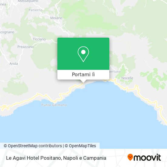 Mappa Le Agavi Hotel Positano