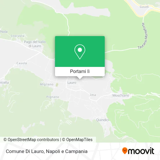 Mappa Comune Di Lauro