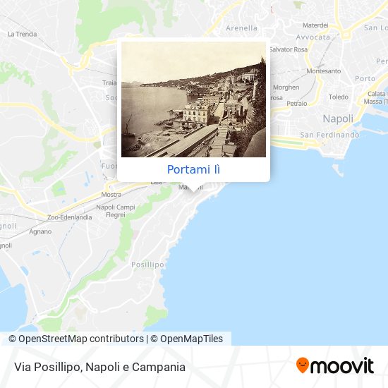 Mappa Via Posillipo