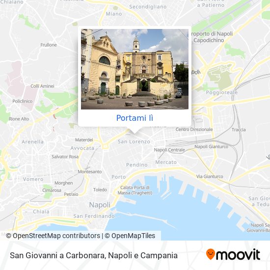 Mappa San Giovanni a Carbonara