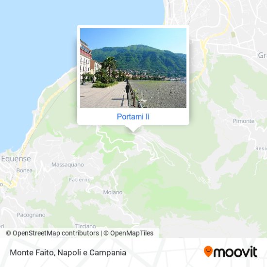 Mappa Monte Faito