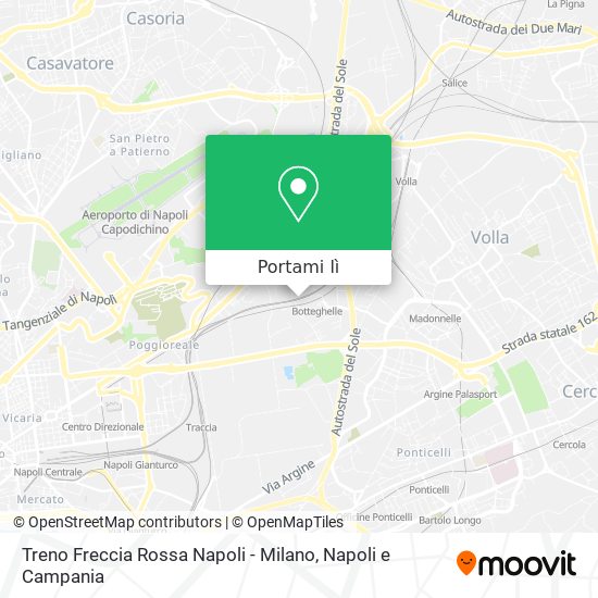 Mappa Treno Freccia Rossa Napoli - Milano