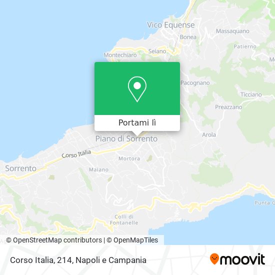Mappa Corso Italia, 214
