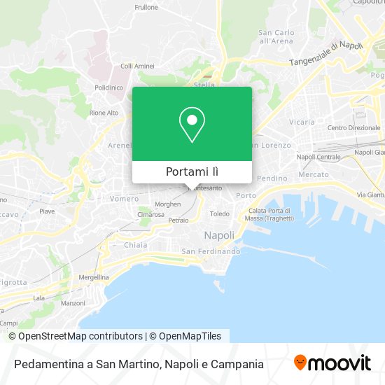 Mappa Pedamentina a San Martino