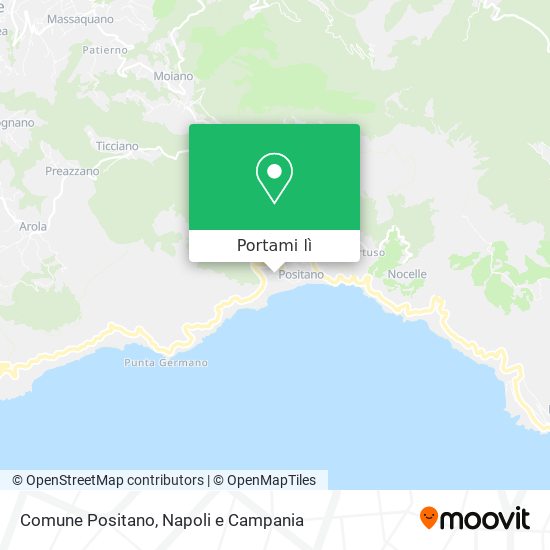 Mappa Comune Positano