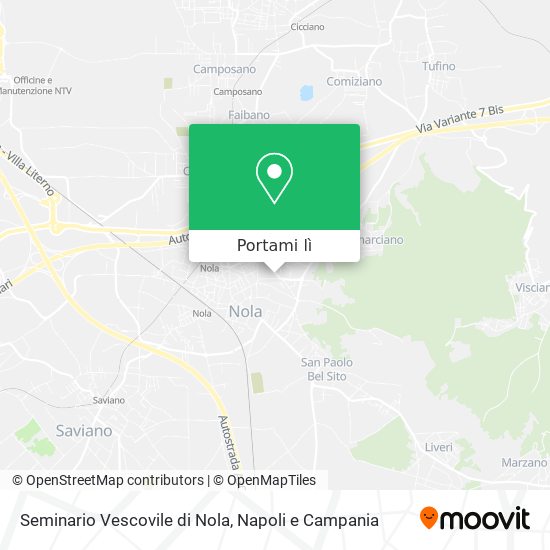 Mappa Seminario Vescovile di Nola
