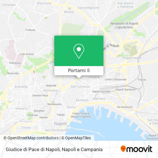 Mappa Giudice di Pace di Napoli