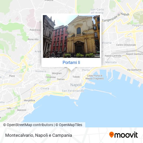 Mappa Montecalvario