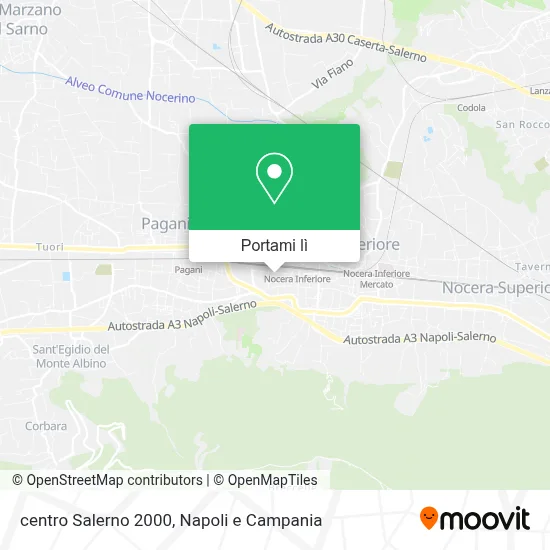 Mappa centro Salerno 2000