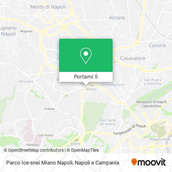 Mappa Parco Ice-snei Miano Napoli