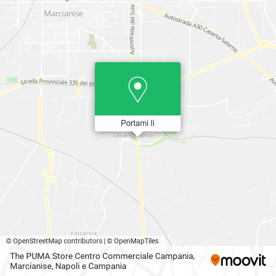 Mappa The PUMA Store Centro Commerciale Campania, Marcianise