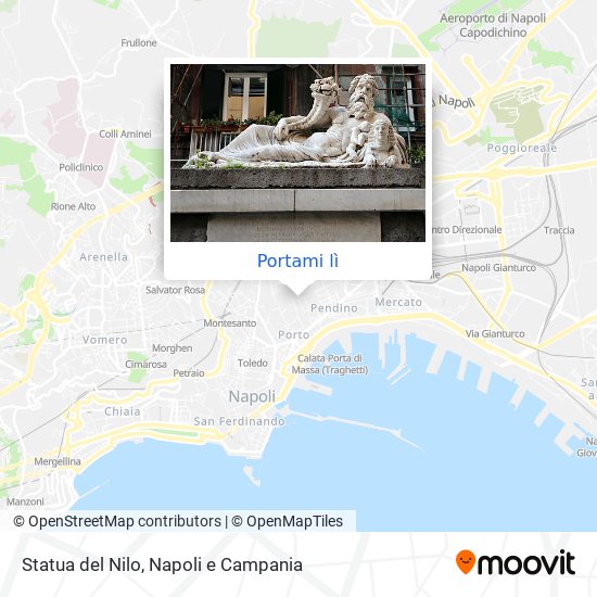 Mappa Statua del Nilo