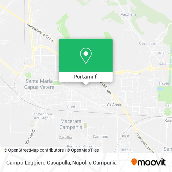 Mappa Campo Leggiero Casapulla