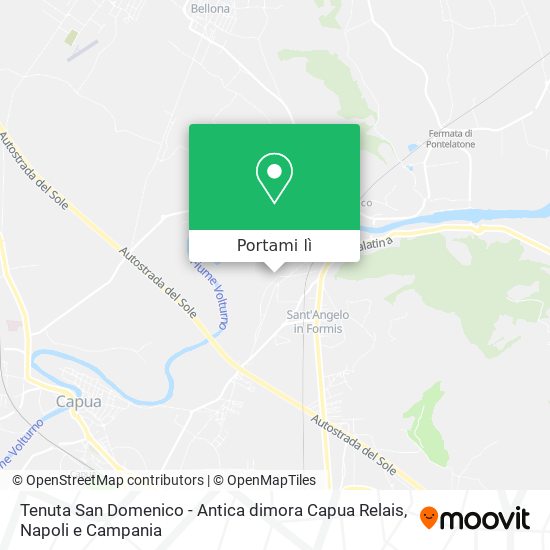 Mappa Tenuta San Domenico - Antica dimora Capua Relais