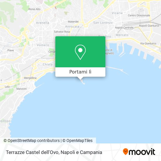 Mappa Terrazze Castel dell'Ovo