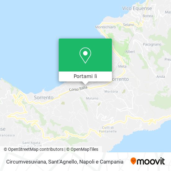 Mappa Circumvesuviana, Sant'Agnello
