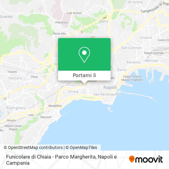 Mappa Funicolare di Chiaia - Parco Margherita