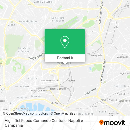 Mappa Vigili Del Fuoco Comando Centrale