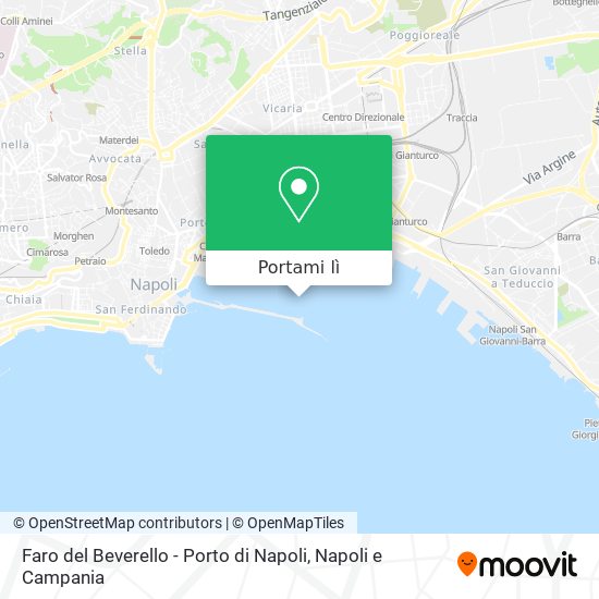 Mappa Faro del Beverello - Porto di Napoli