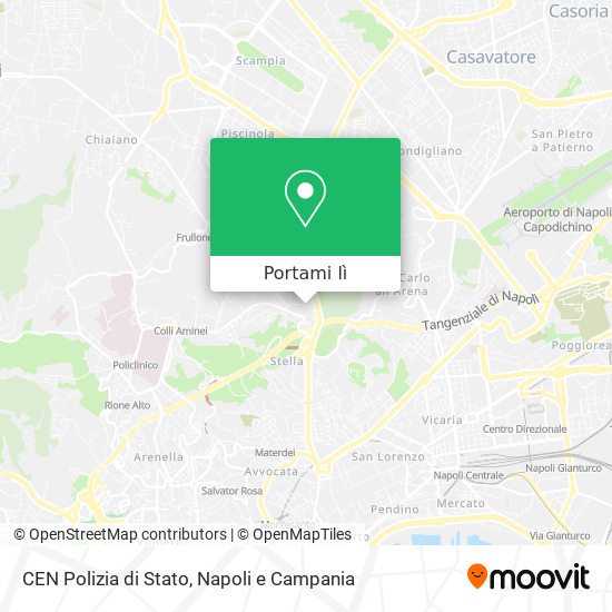 Mappa CEN Polizia di Stato