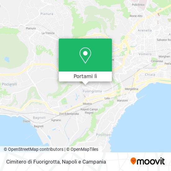 Mappa Cimitero di Fuorigrotta