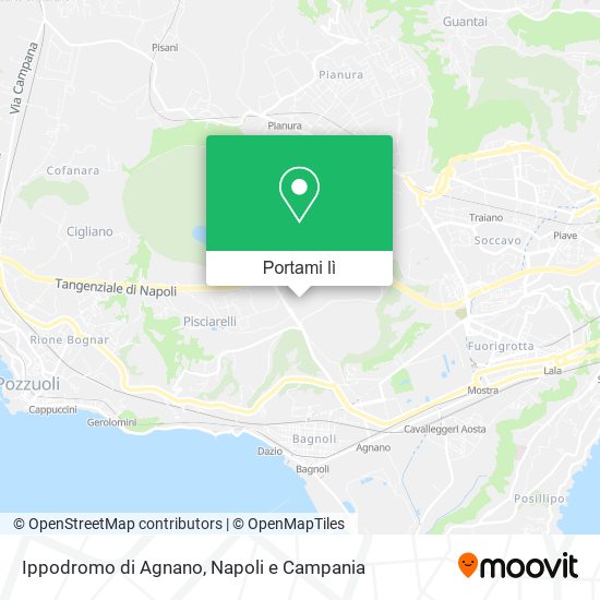 Mappa Ippodromo di Agnano