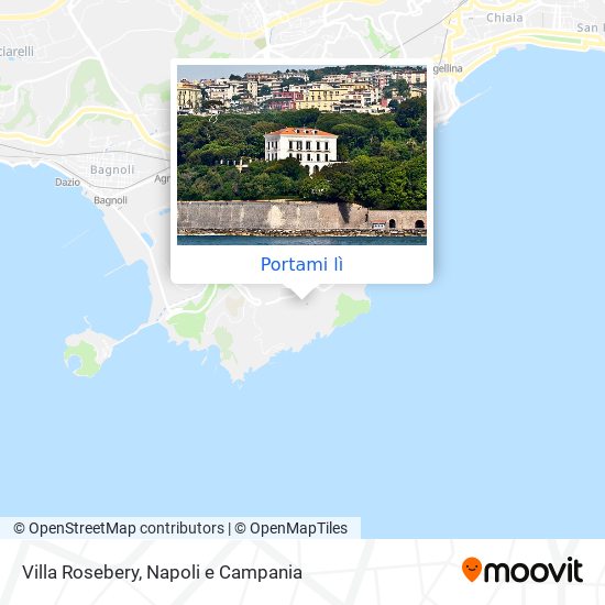 Mappa Villa Rosebery