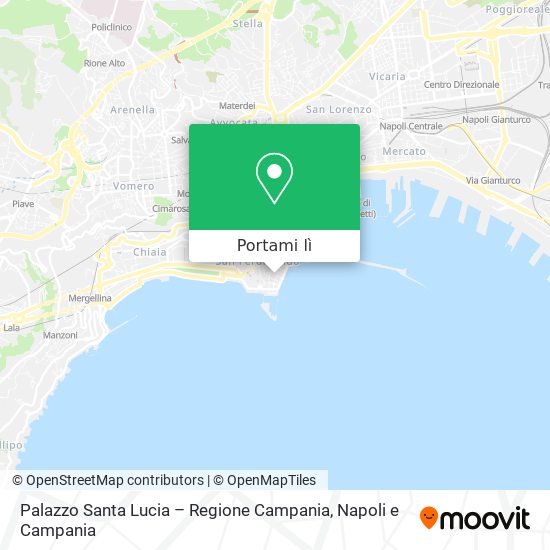 Mappa Palazzo Santa Lucia – Regione Campania