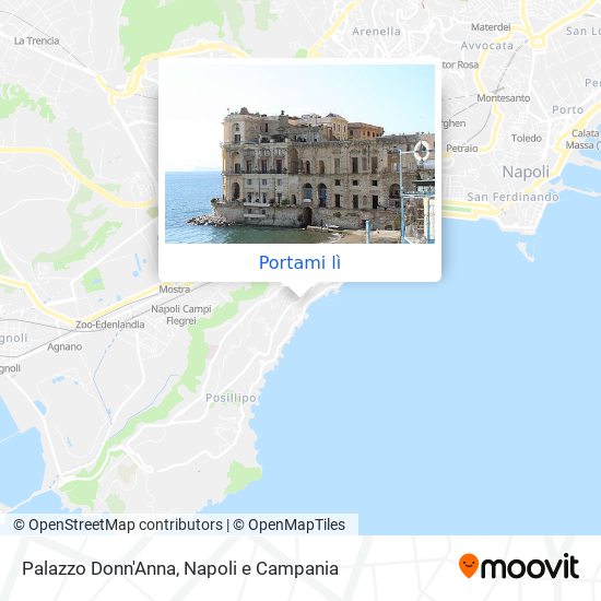 Mappa Palazzo Donn'Anna