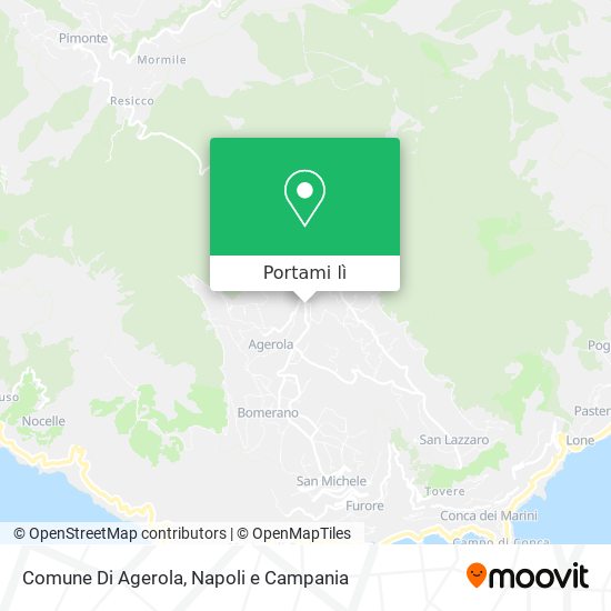 Mappa Comune Di Agerola