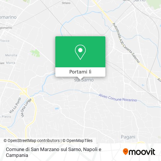 Mappa Comune di San Marzano sul Sarno