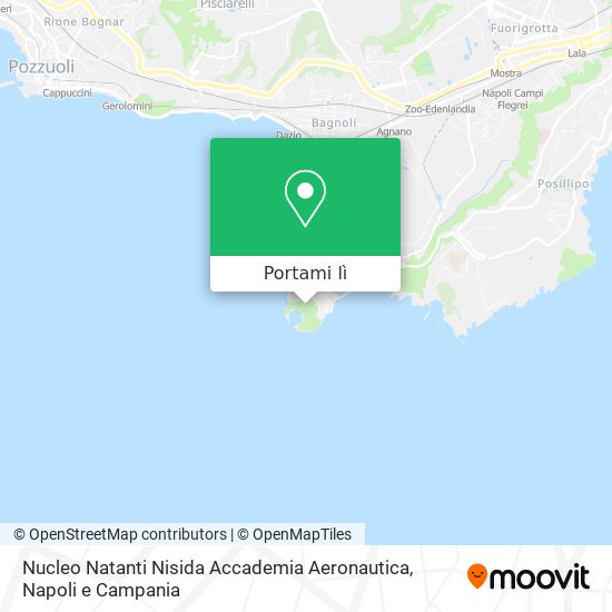 Mappa Nucleo Natanti Nisida Accademia Aeronautica