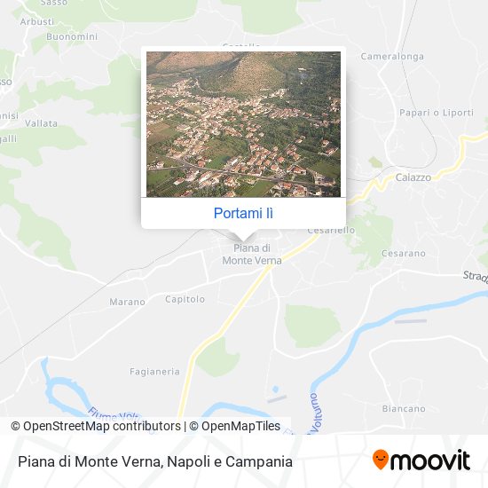 Mappa Piana di Monte Verna