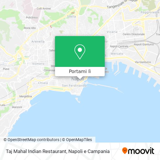Mappa Taj Mahal Indian Restaurant