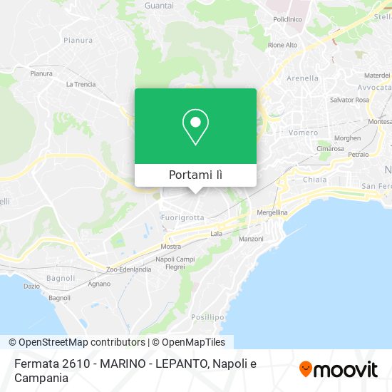 Mappa Fermata 2610 - MARINO - LEPANTO