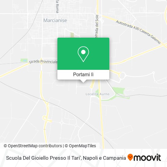 Mappa Scuola Del Gioiello  Presso Il Tari'
