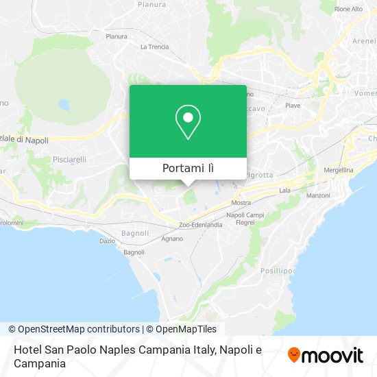 Mappa Hotel San Paolo Naples Campania Italy