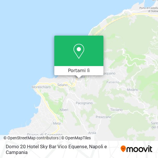 Mappa Domo 20 Hotel Sky Bar Vico Equense