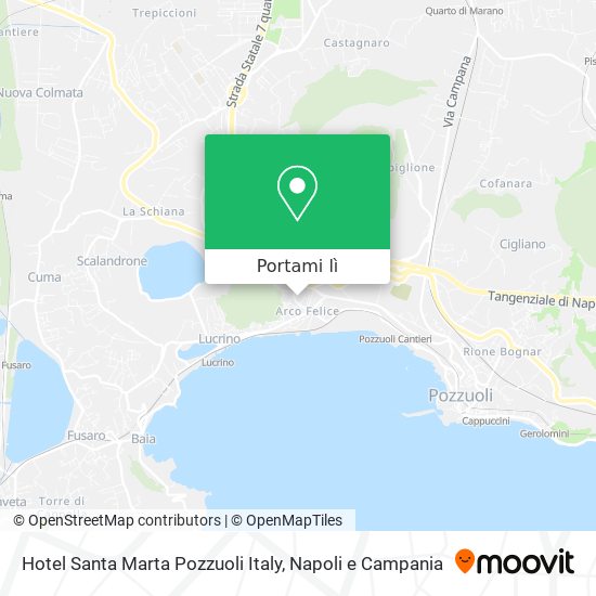 Mappa Hotel Santa Marta Pozzuoli Italy