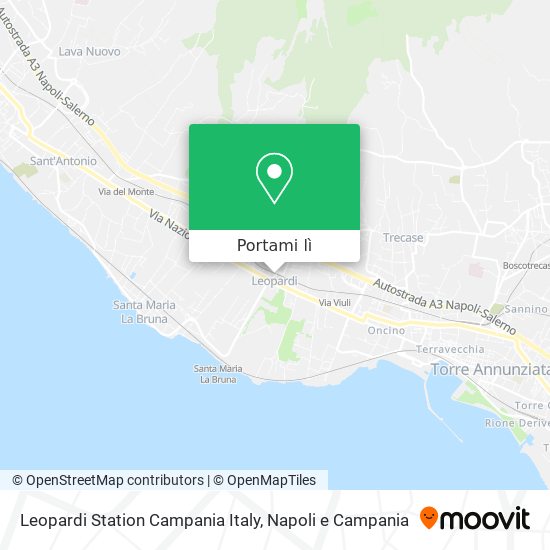 Mappa Leopardi Station Campania Italy